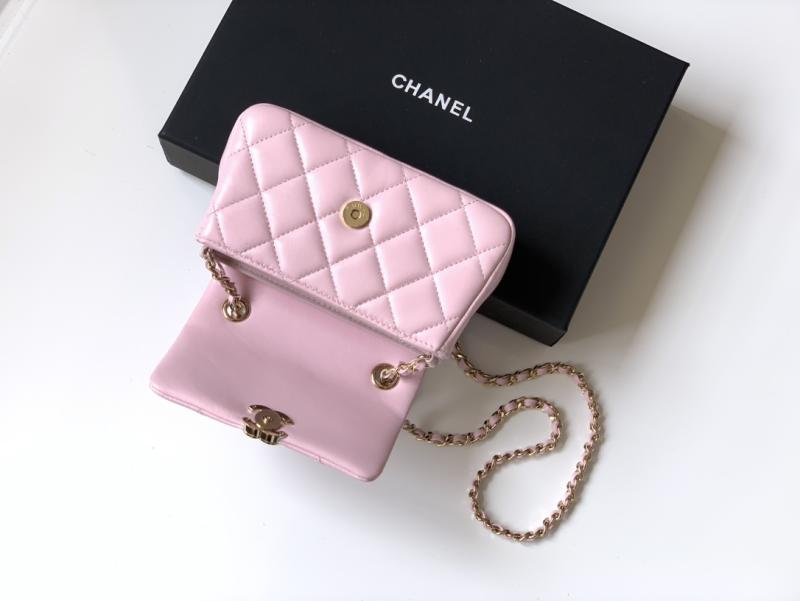 Chanel Clutch With Chain Pink AP4593