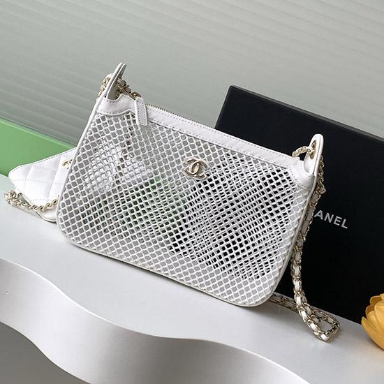 Chanel Clutch With Chain White AP4572