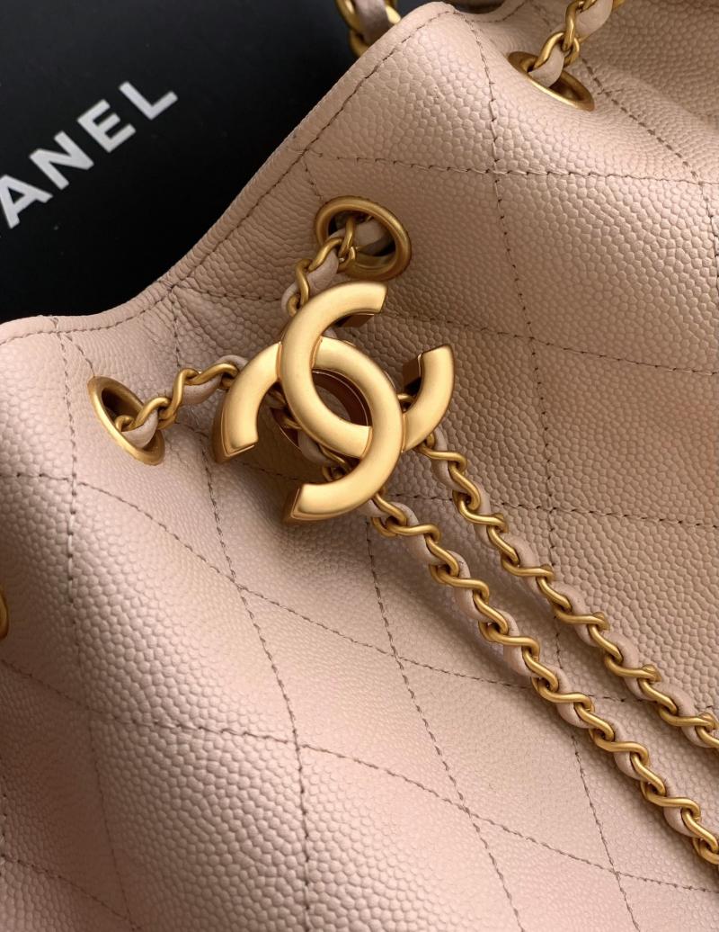 Chanel Grained Calfskin 25 Medium Handbag Pink AS5311