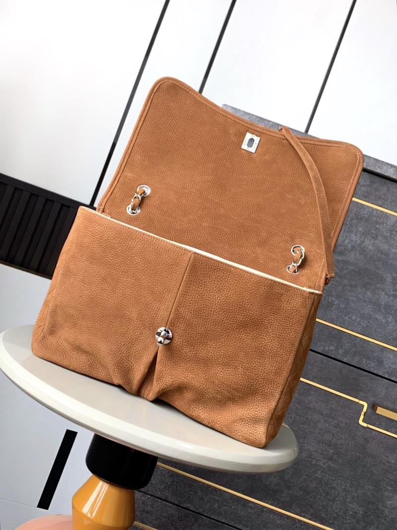 Chanel Natural Beauty Split Pocket Flap Bag Brown A87009