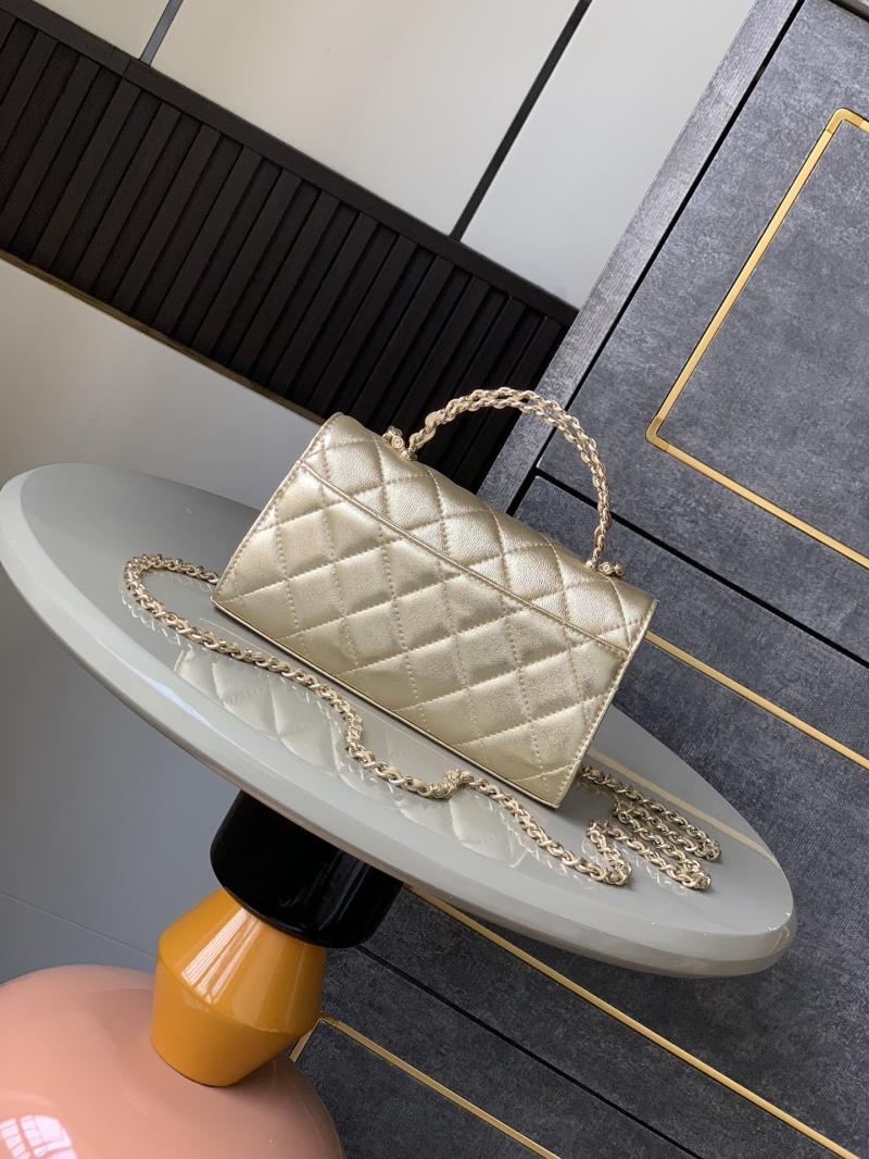 Chanel Phone Holder with Chain Gold AP3238