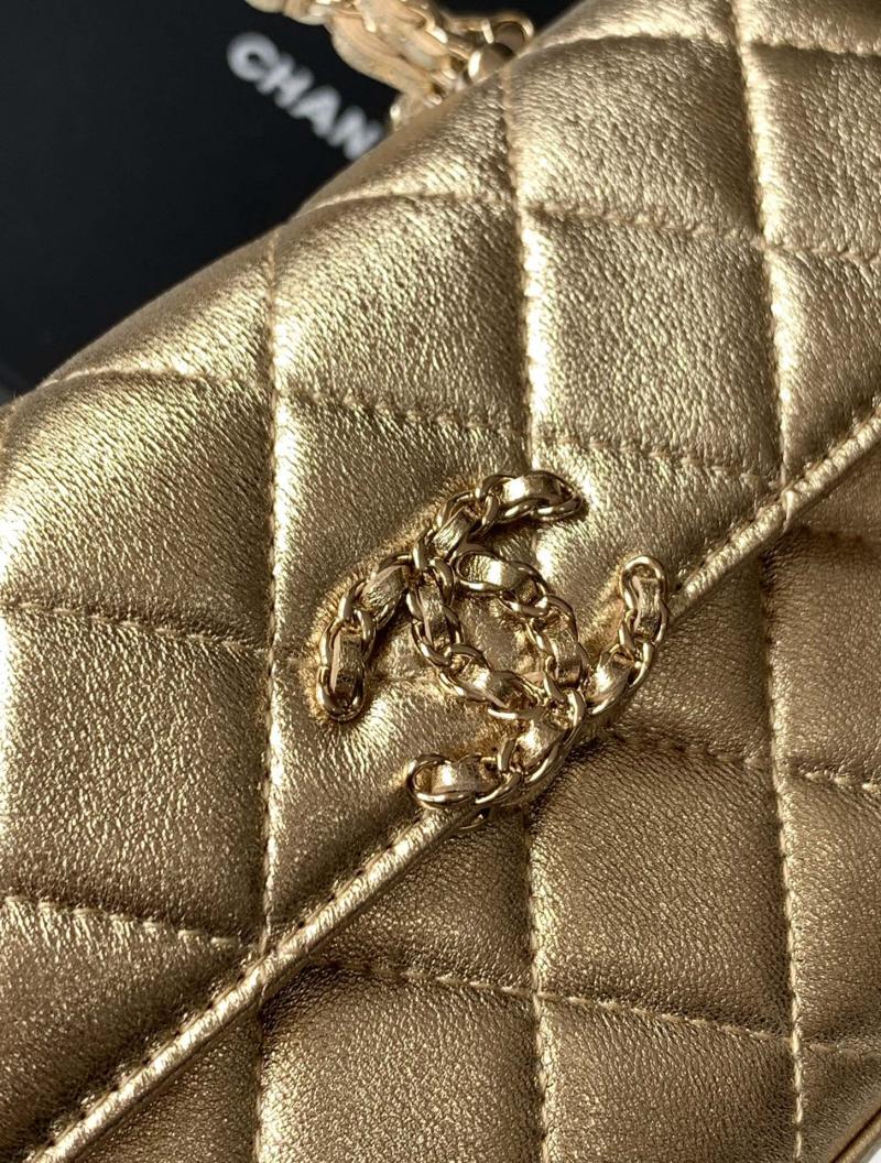 Chanel Phone Holder with Chain Gold AP3238