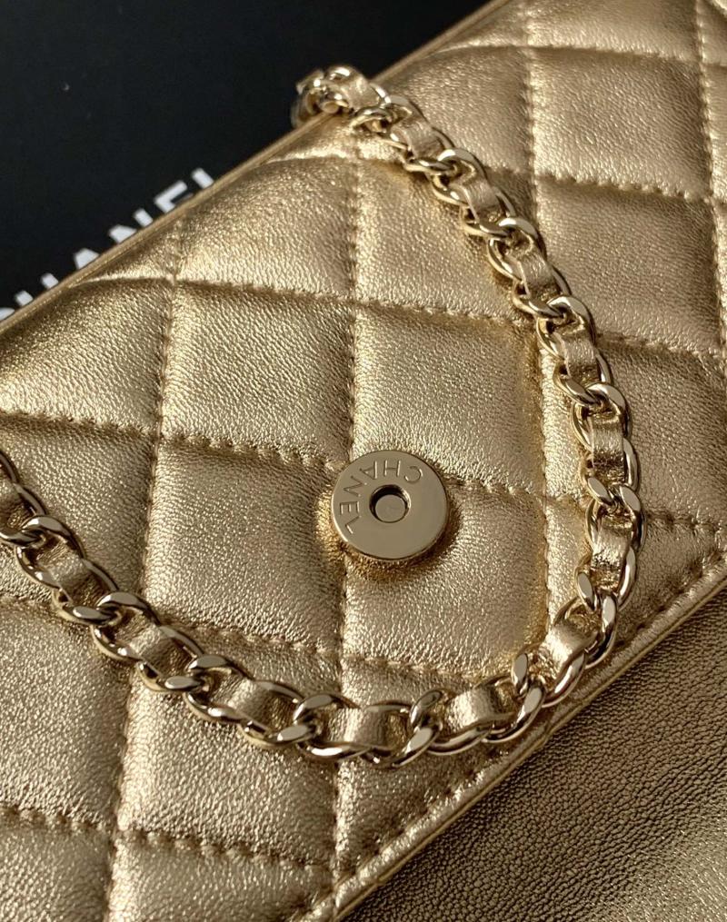 Chanel Phone Holder with Chain Gold AP3238