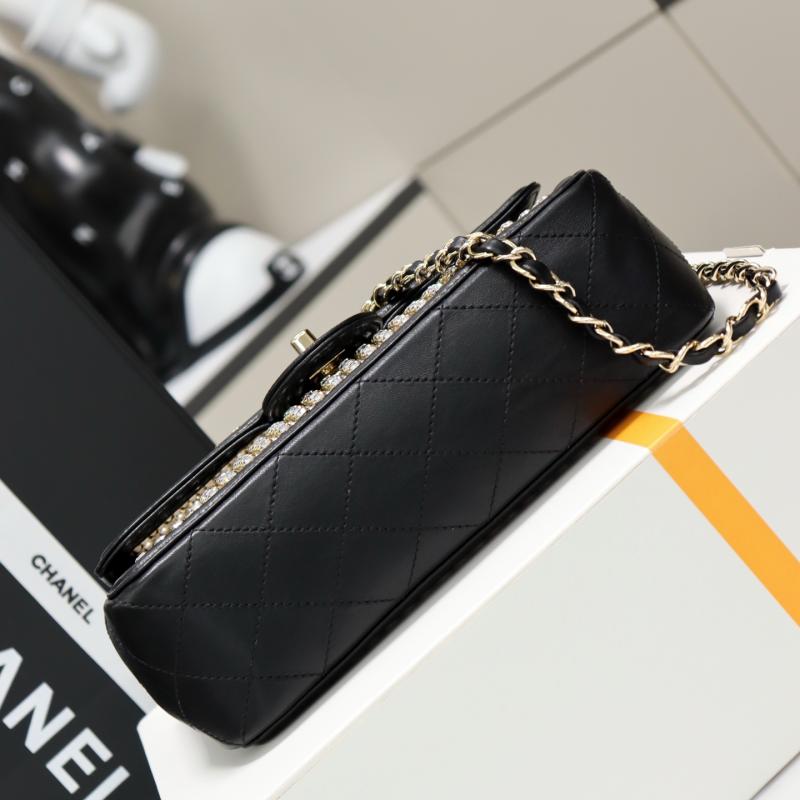 Chanel Small flap bag Black and White AS4962