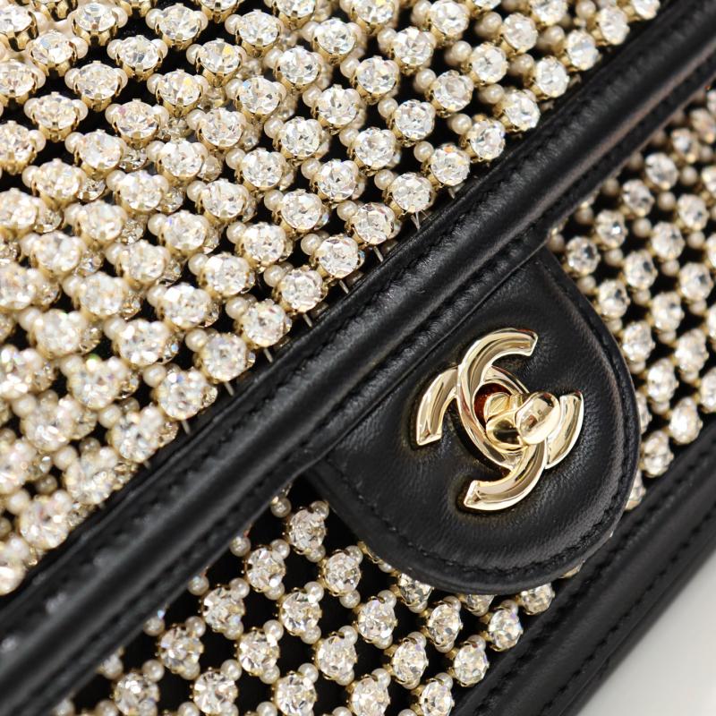 Chanel Small flap bag Black and White AS4962