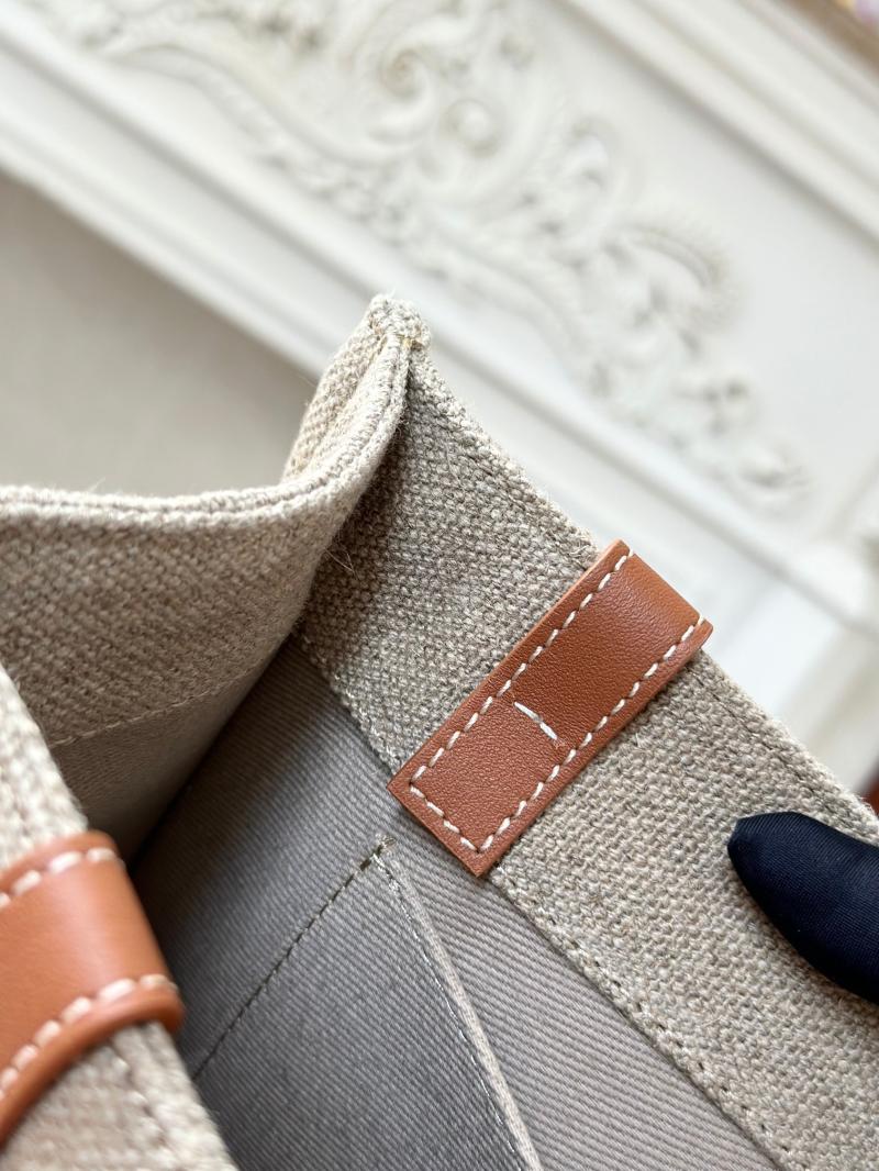 Chloe Woody tote bag in Linen Canvas C7571