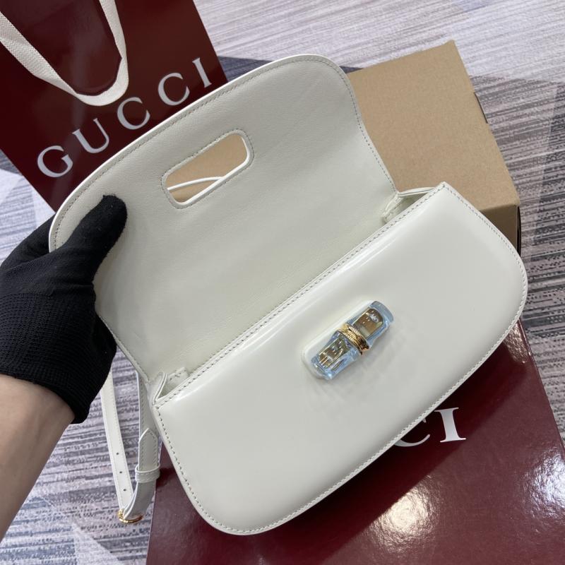 Gucci Bamboo Diva medium bag White 827750