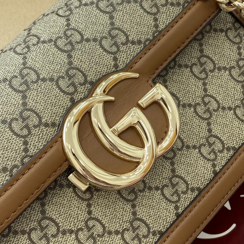 Gucci GG Go small shoulder bag brown 826761