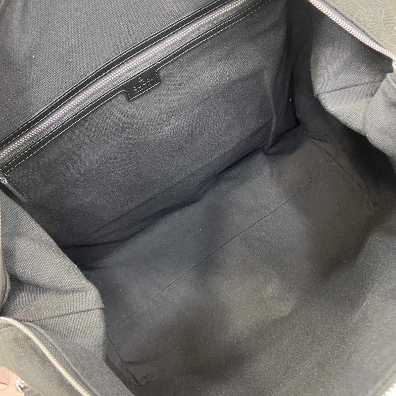 Gucci GG canvas medium black duffle bag 821668