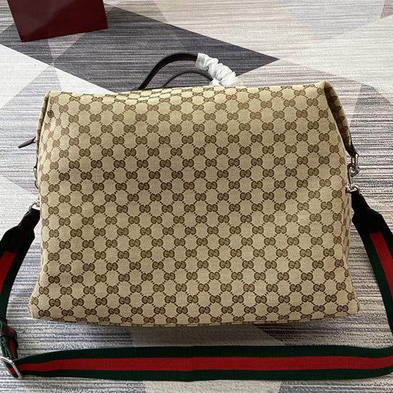 Gucci GG canvas medium duffle bag Black 821668