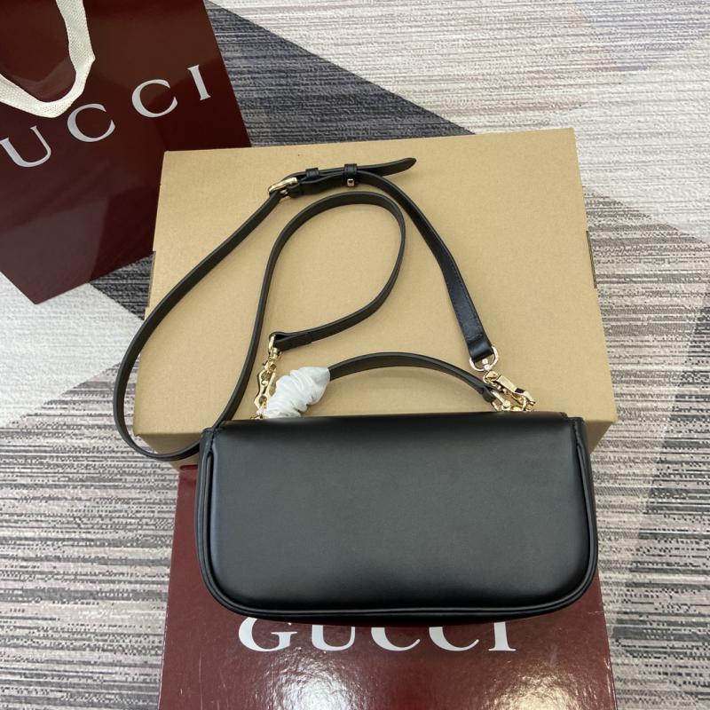Gucci Horsebit 1955 Leather Small Top Handle Bag Black 815206