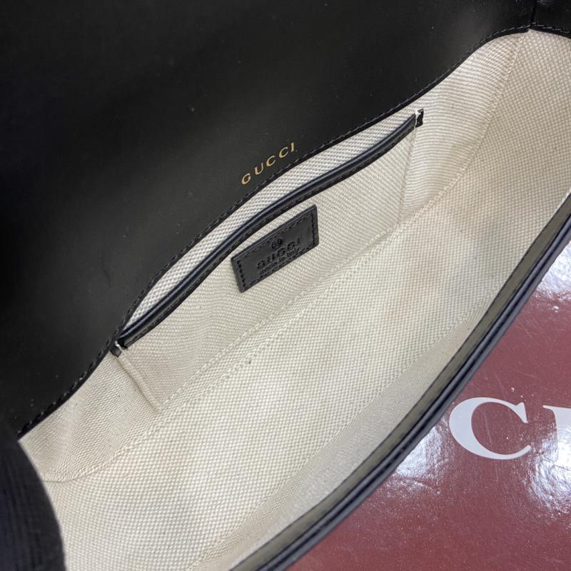 Gucci Horsebit 1955 Leather Small Top Handle Bag Black 815206