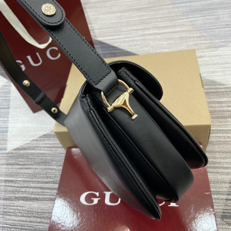 Gucci Horsebit 1955 Soft medium shoulder bag Black 815178