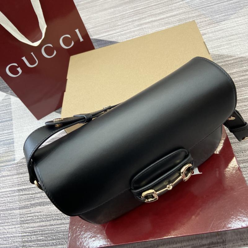 Gucci Horsebit 1955 Soft medium shoulder bag Black 815178