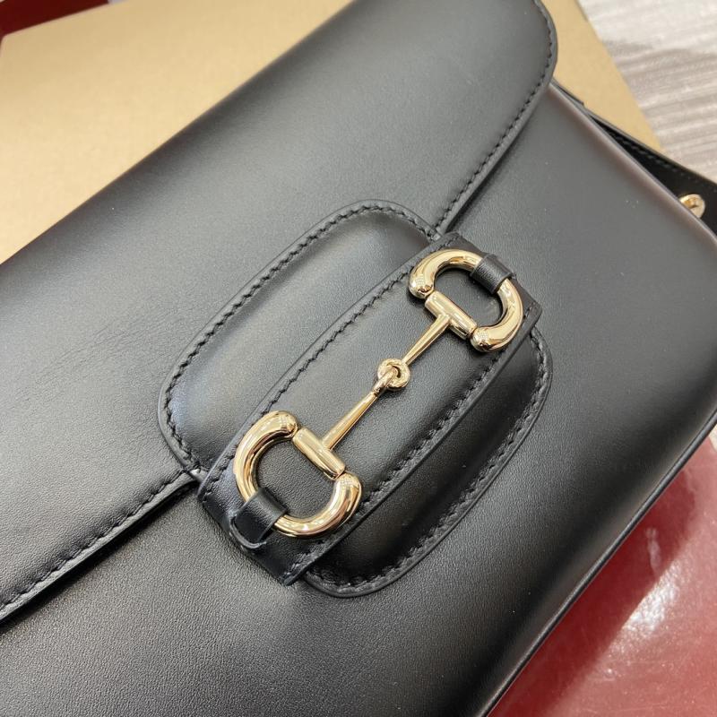 Gucci Horsebit 1955 Soft medium shoulder bag Black 815178