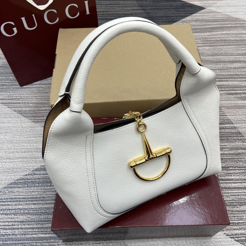 Gucci Softbit medium top handle bag White 837467