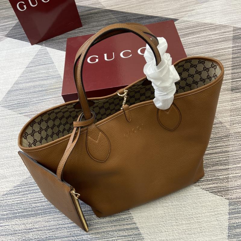Gucci Totissima large reversible tote bag Brown 839112