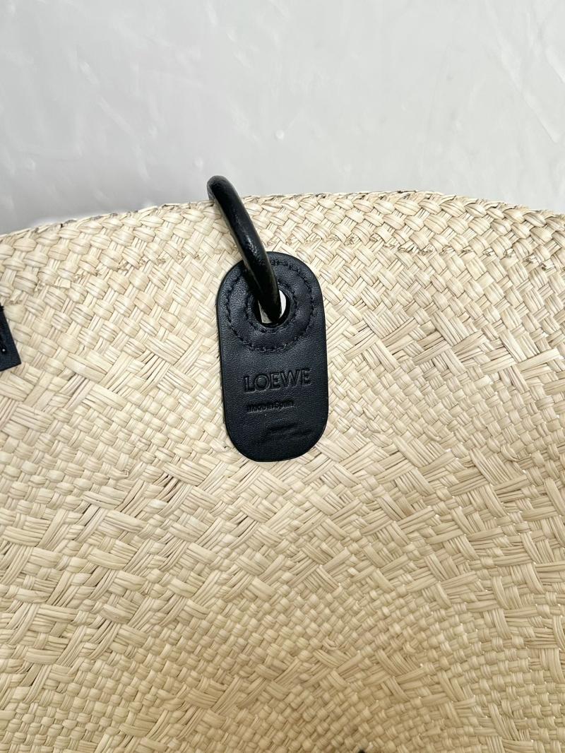 Loewe Paulas Ibiza Small Anagram Basket Bag Black L59034