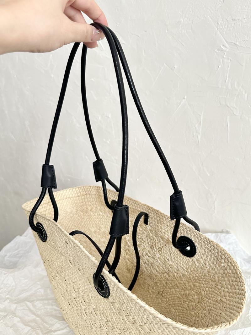 Loewe Paulas Ibiza Small Anagram Basket Bag Black L59034