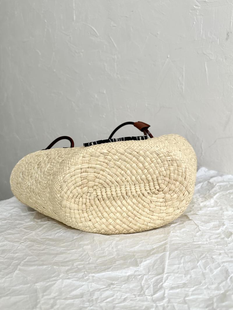 Loewe Paulas Ibiza Small Anagram Basket Bag Brown L59034
