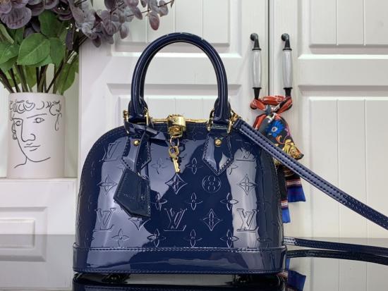 Louis Vuitton Alma BB Blue M91606