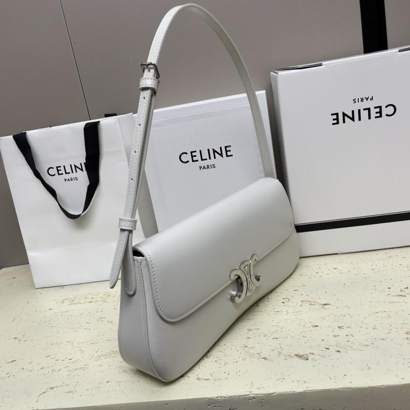 Medium Celine Lola Bag White 115533