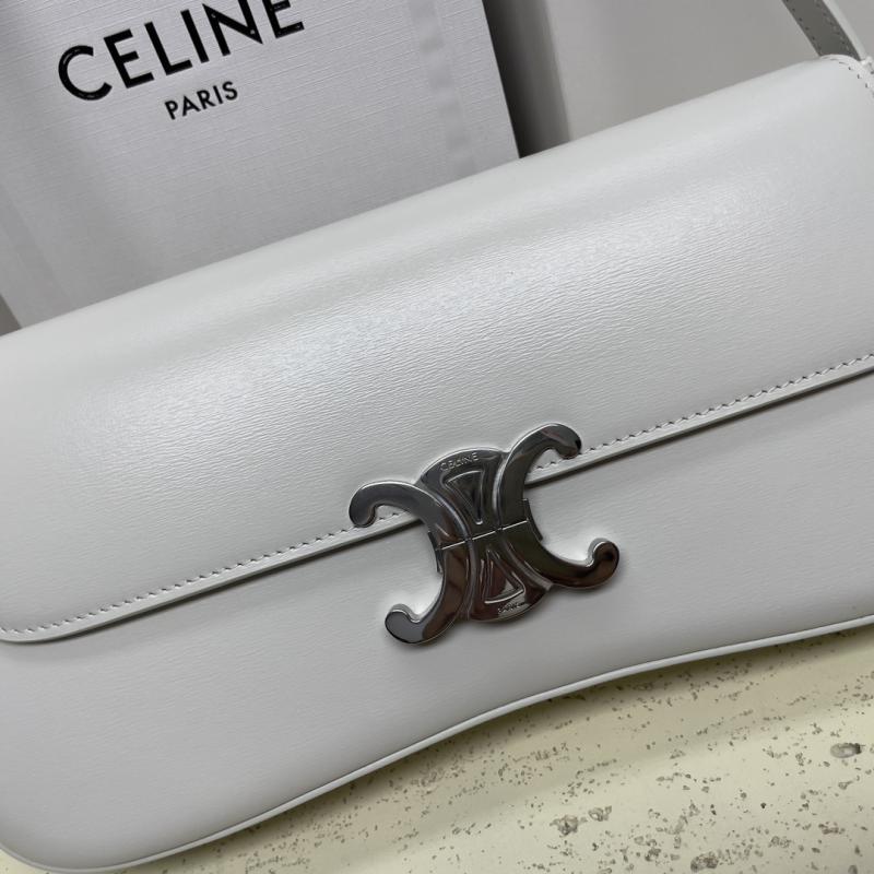 Medium Celine Lola Bag White 115533