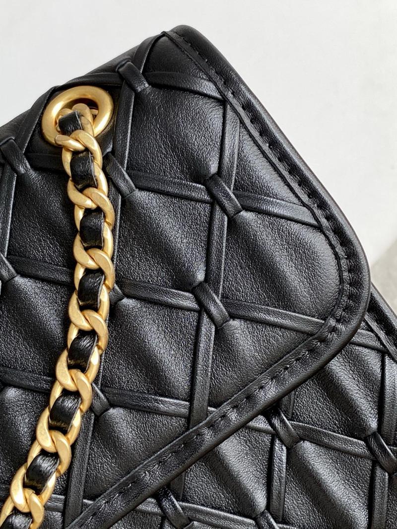 Medium Chanel Calfskin Flap Bag Black AS4795