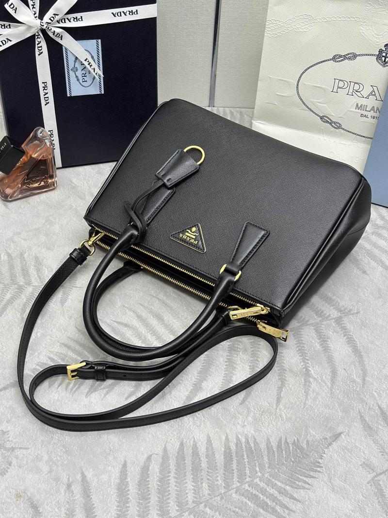 Medium Prada Galleria Saffiano leather bag Black 1BA863