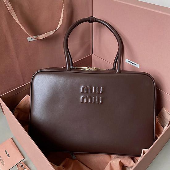 Miu Miu Beau Leather bag Briarwood 5BB163