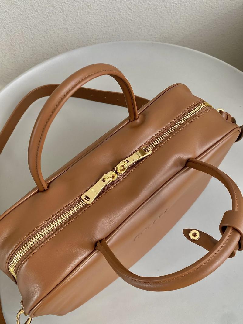 Miu Miu Beau Leather bag Cognac 5BB163