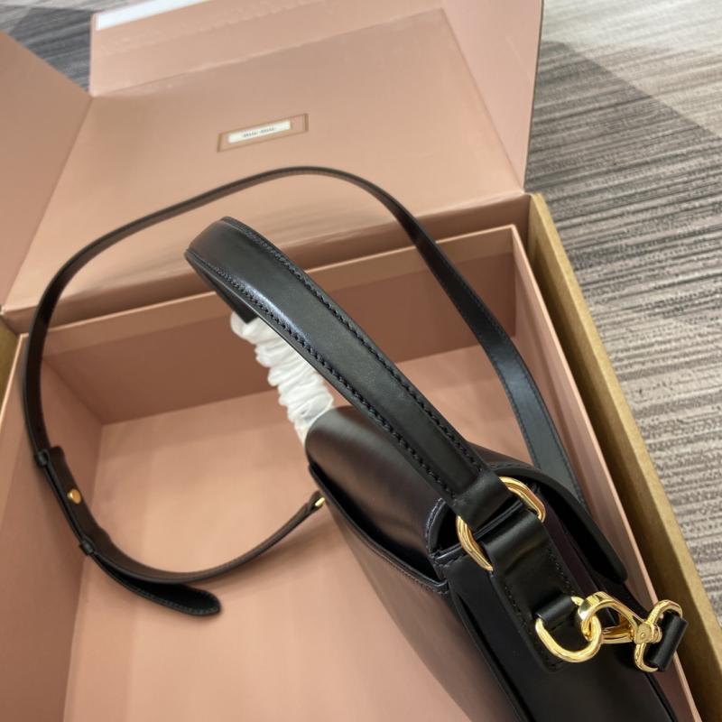 Miu Miu Penny Leather Bag Black 5BD270