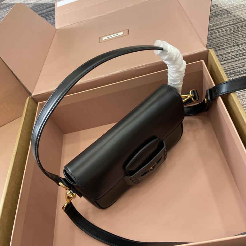 Miu Miu Penny Leather Bag Black 5BD270