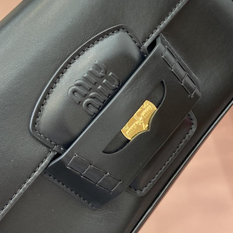 Miu Miu Penny Leather Bag Black 5BD270