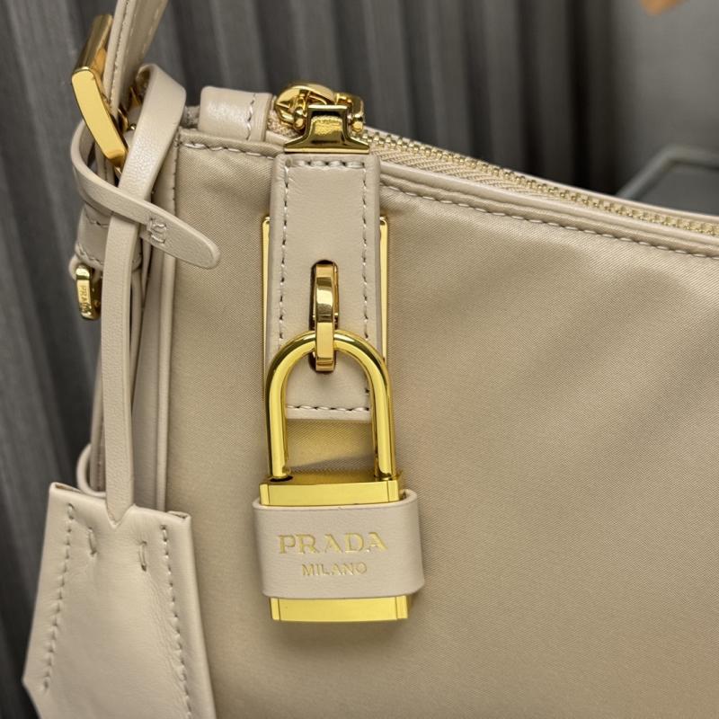 Prada Aimee large shoulder bag Beige 1BC232