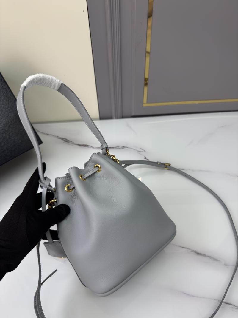 Prada Leather mini bag Blue 1BE067