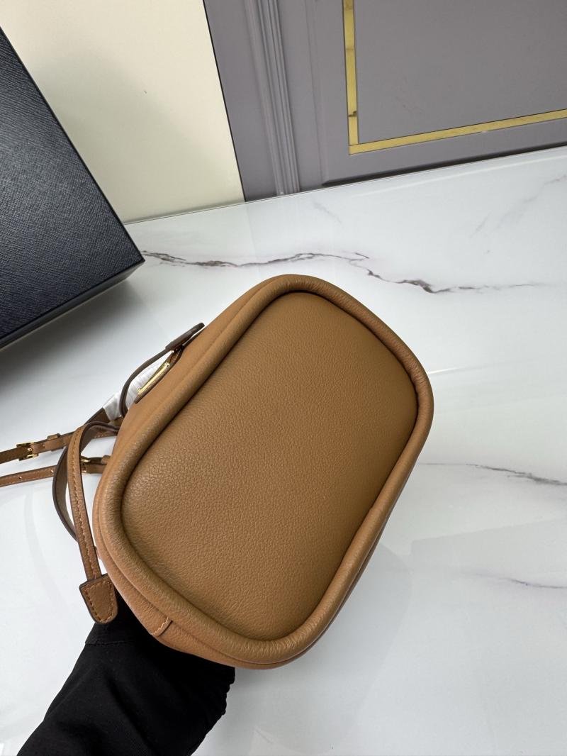 Prada Leather mini bag Camel 1BE067