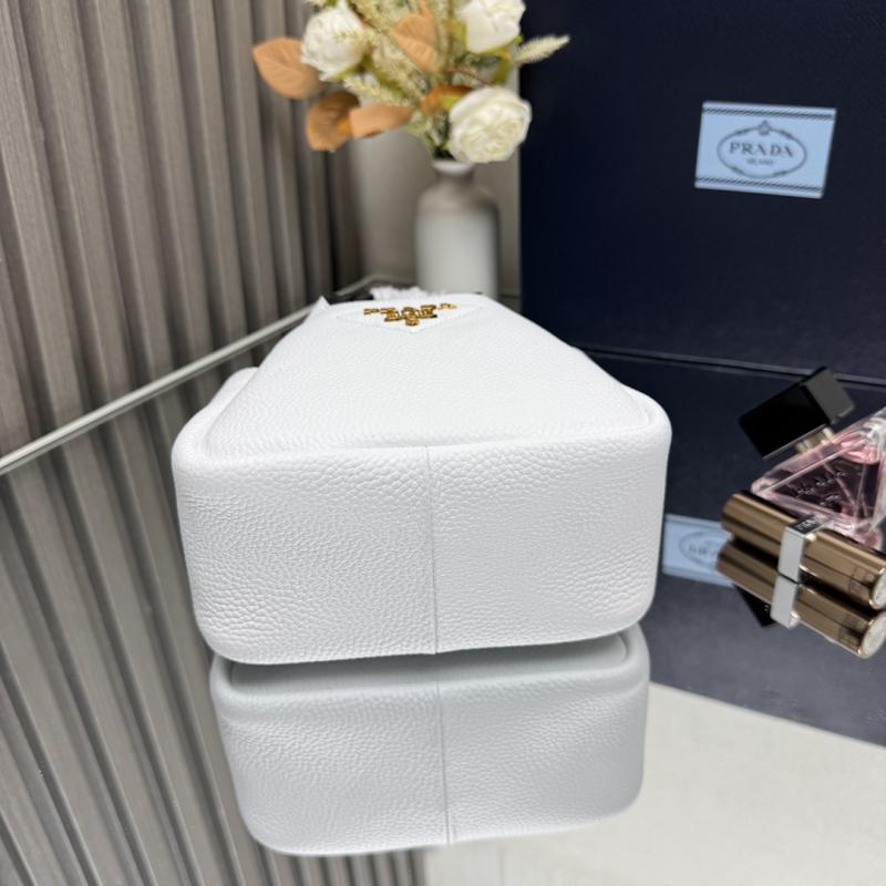 Prada Leather mini handbag White 1BA349