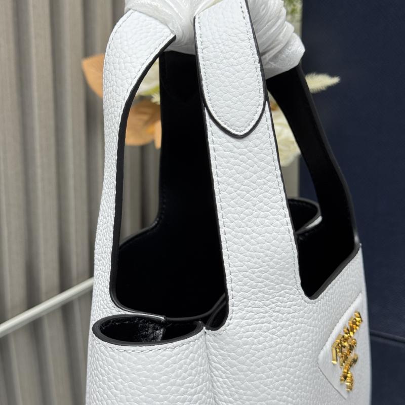 Prada Leather mini handbag White 1BA349