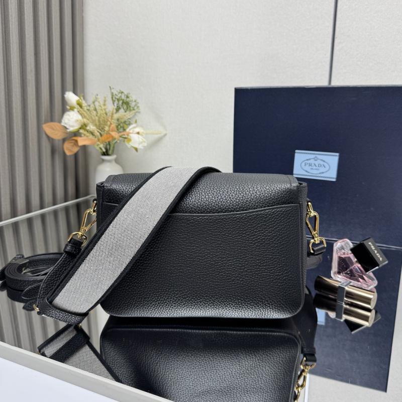 Prada Leather shoulder bag Black 1BD314