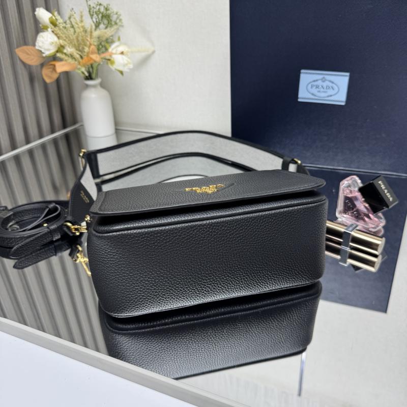 Prada Leather shoulder bag Black 1BD314