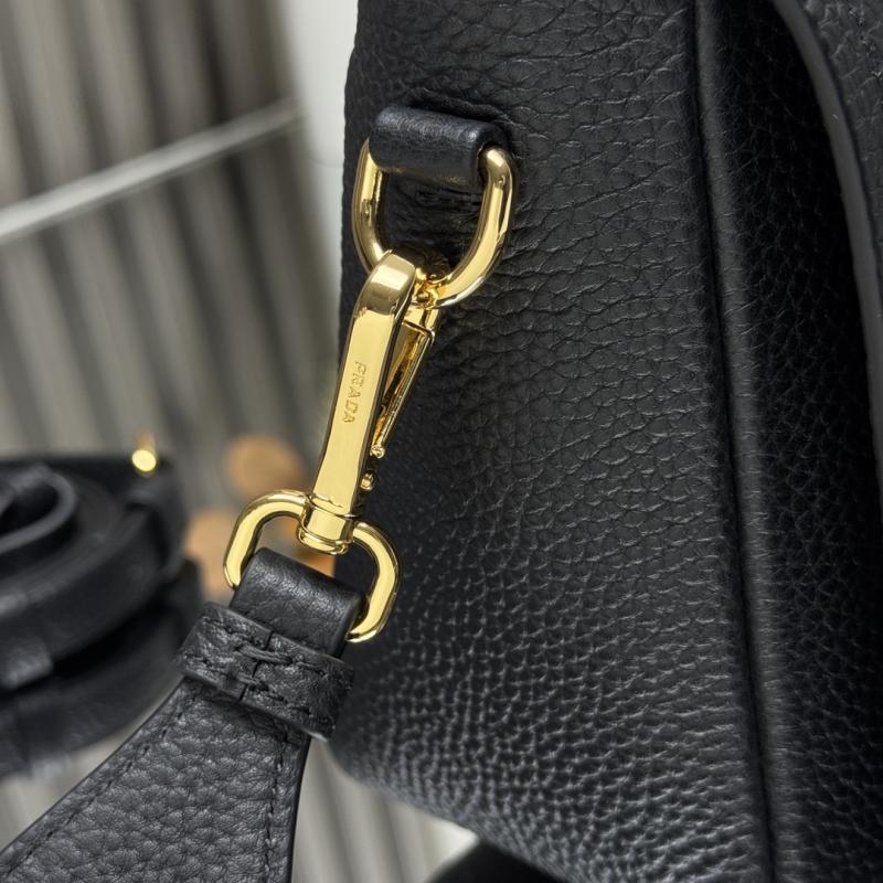 Prada Leather shoulder bag Black 1BD314