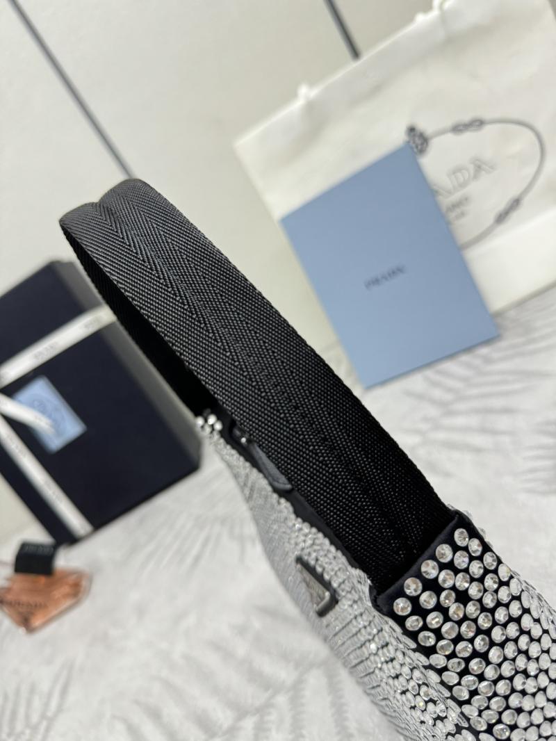Prada Re-Edition 2000 mini-bag with crystals 1NE515