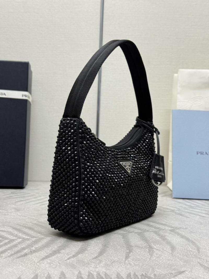 Prada Re-Edition 2000 mini-bag with crystals 1NE515