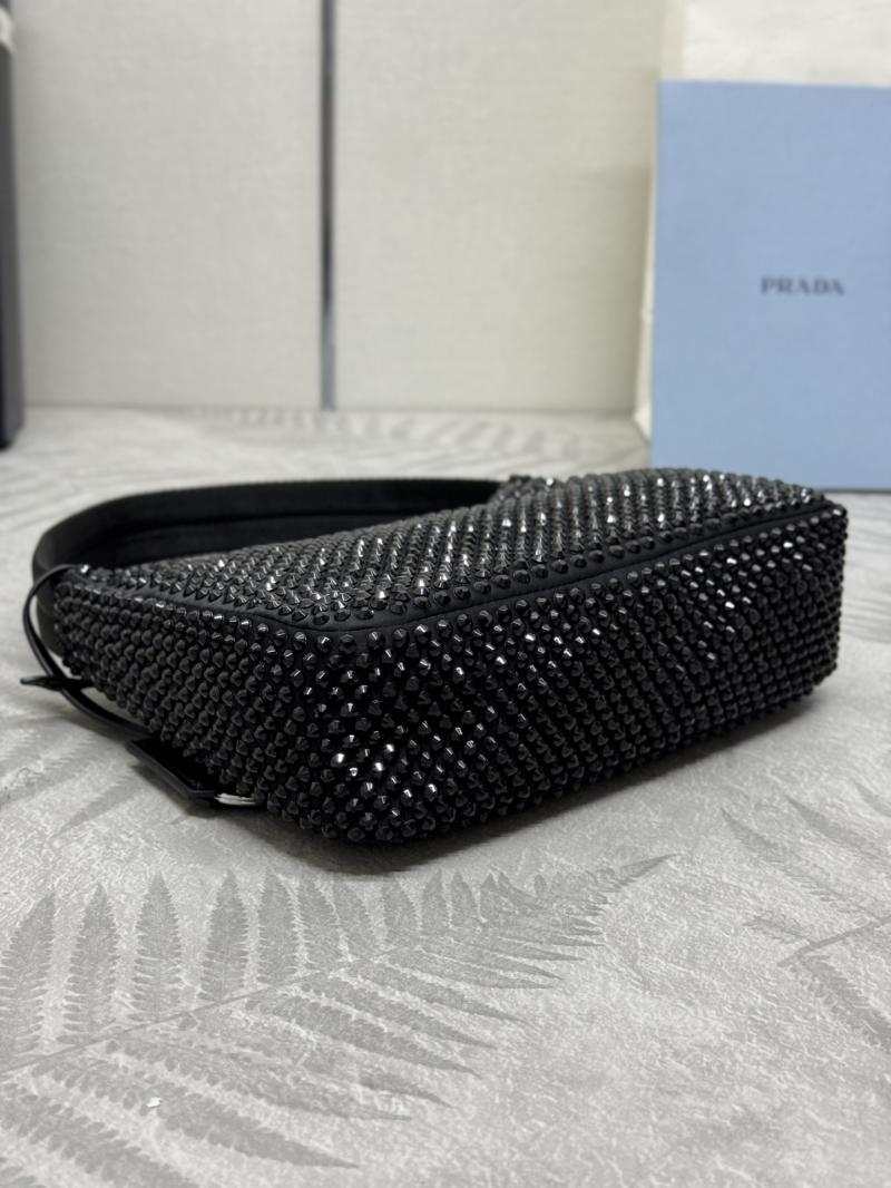 Prada Re-Edition 2000 mini-bag with crystals 1NE515