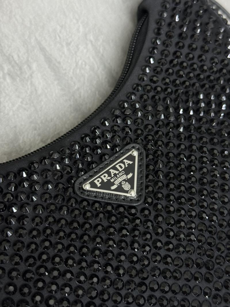Prada Re-Edition 2000 mini-bag with crystals 1NE515