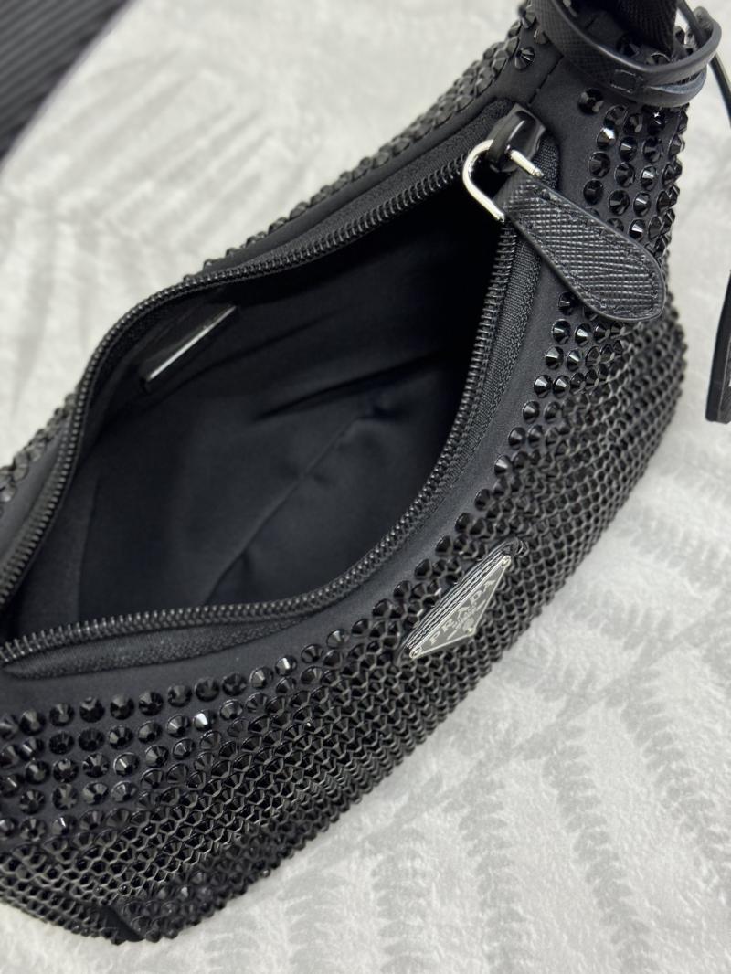 Prada Re-Edition 2000 mini-bag with crystals 1NE515
