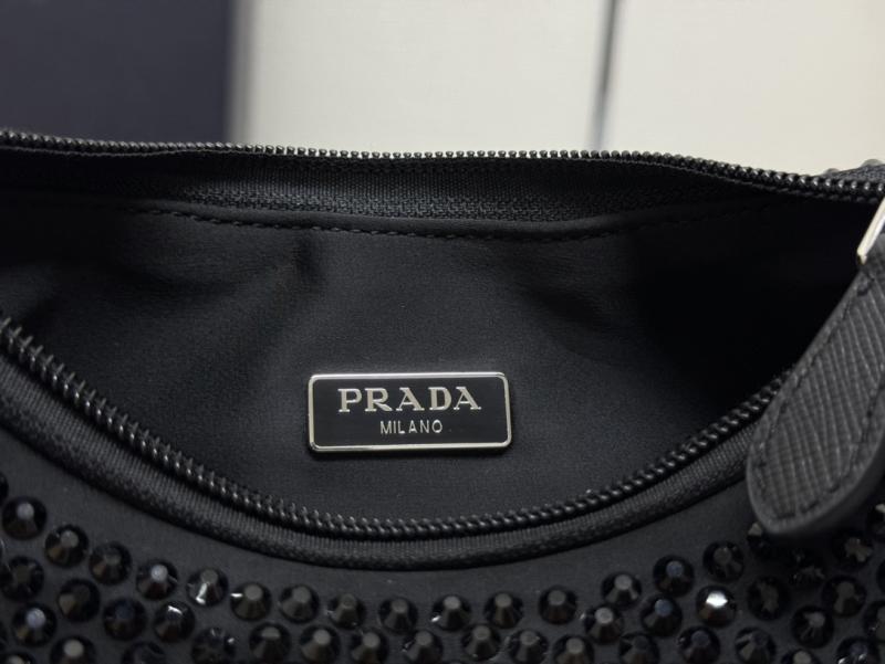 Prada Re-Edition 2000 mini-bag with crystals 1NE515