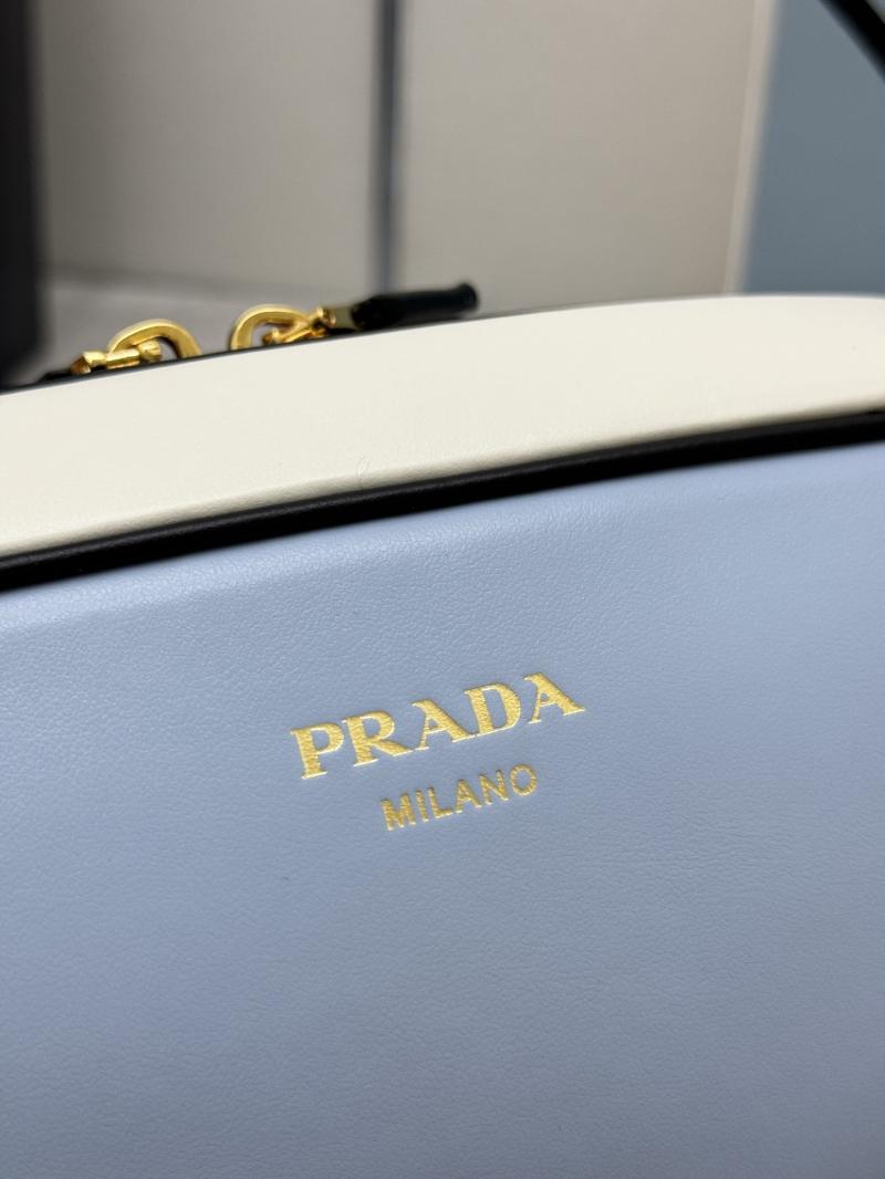 Prada Swing Leather shoulder bag Blue 1BC249