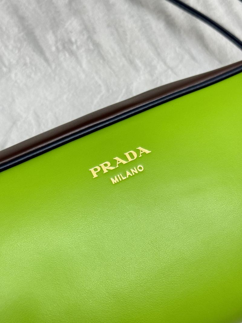 Prada Swing Leather shoulder bag Green 1BC249